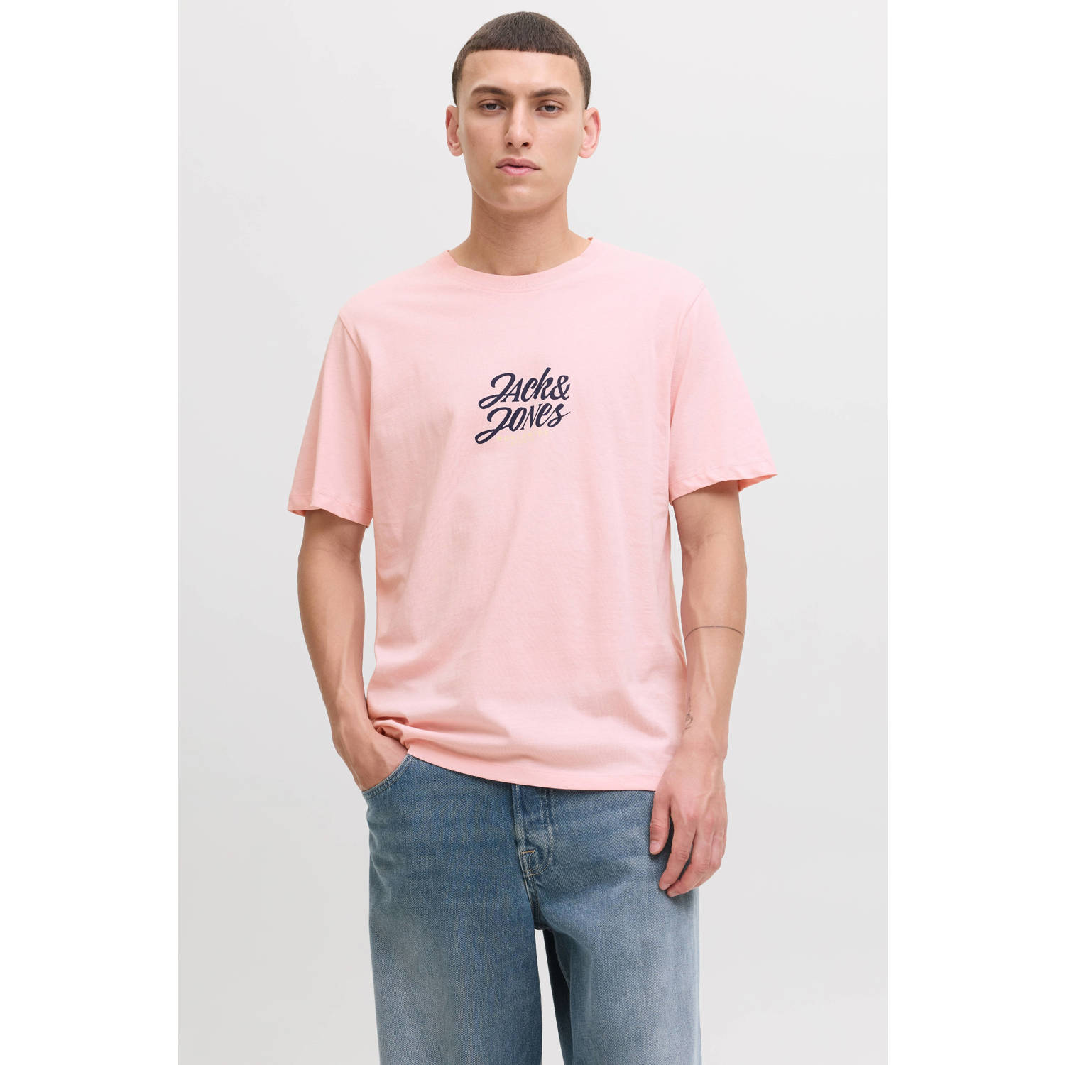 JACK & JONES ORIGINALS T-shirt roze