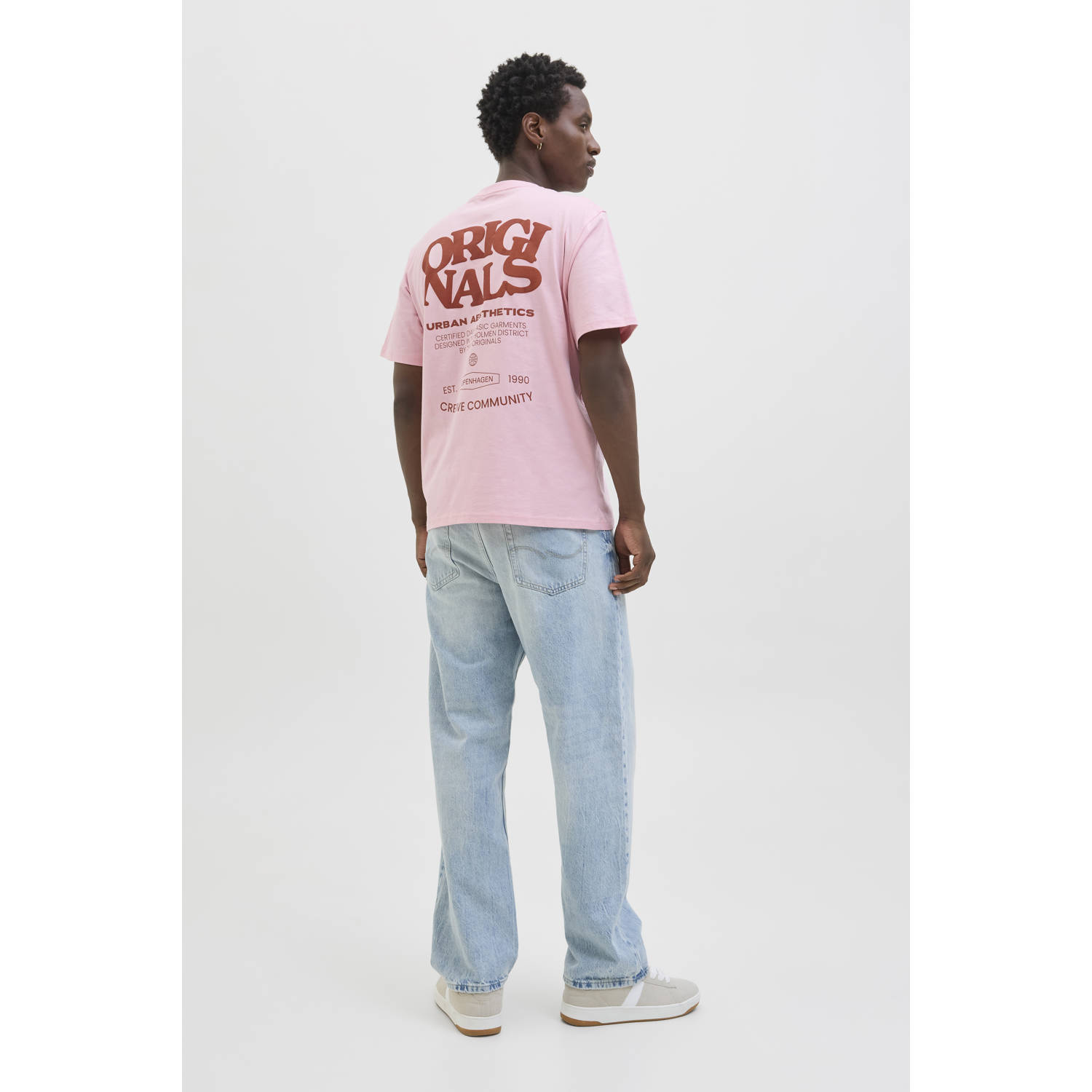 JACK & JONES ORIGINALS T-shirt roze