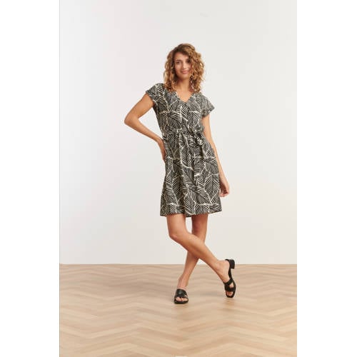 Smashed Lemon zomerjurk zwart afbeelding
