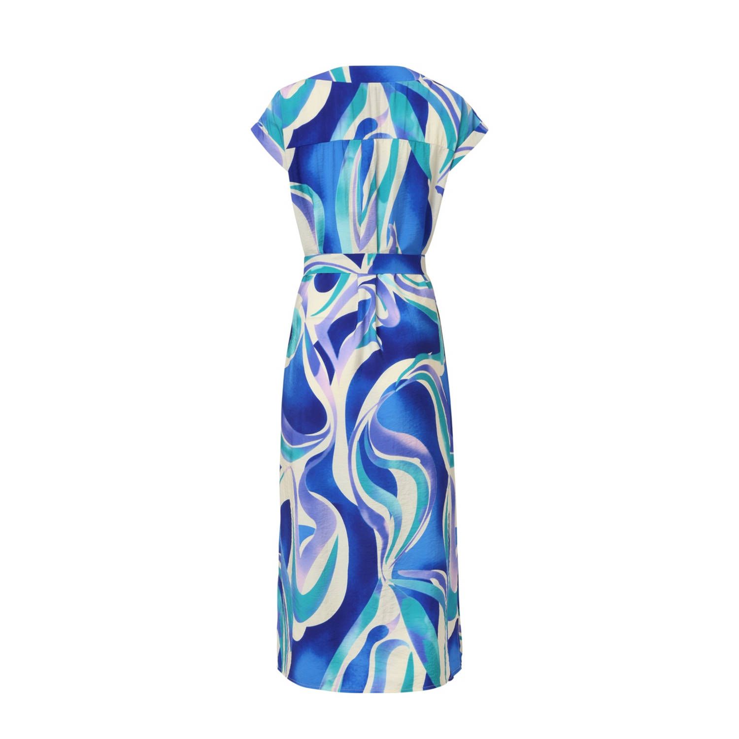 Smashed Lemon zomerjurk blauw