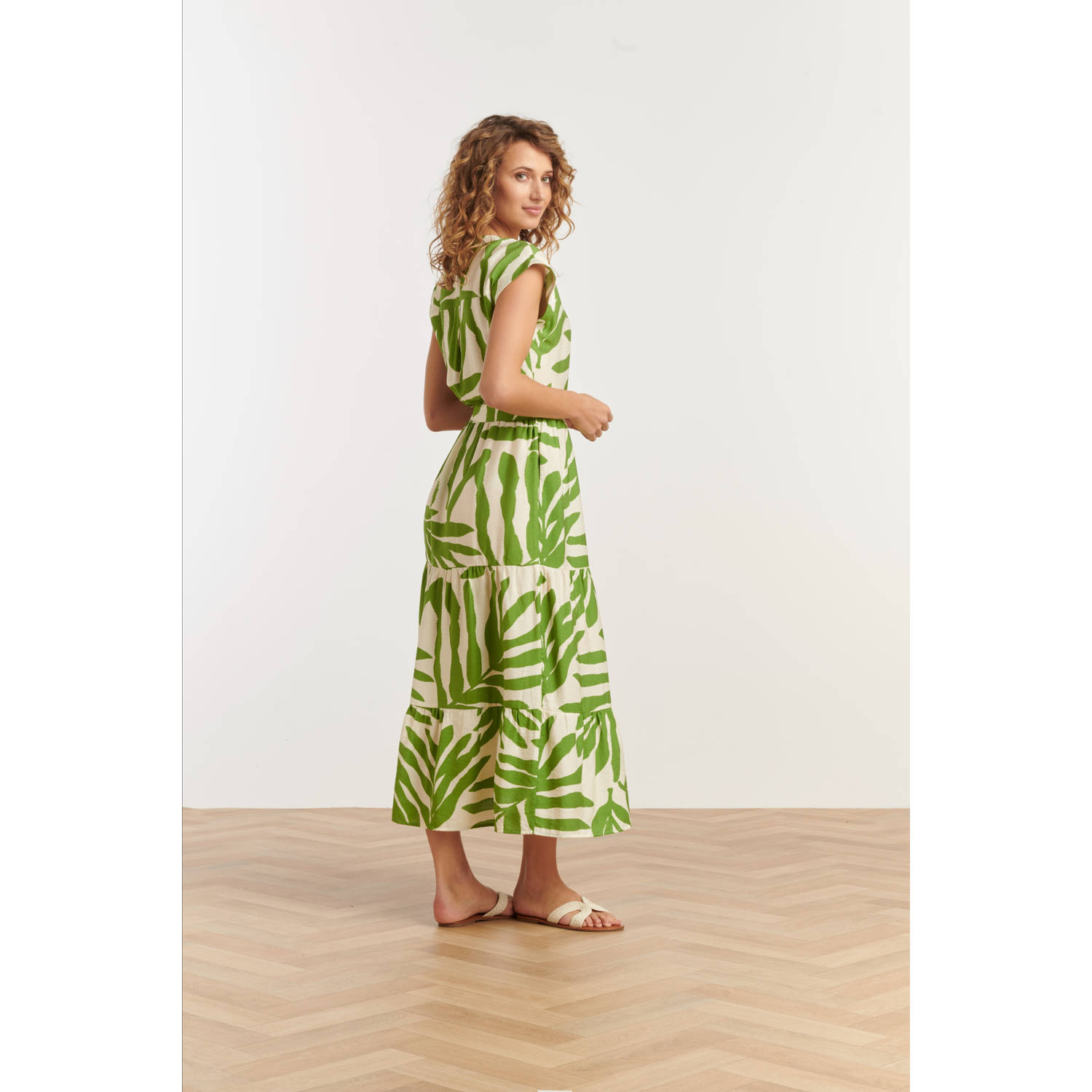 Smashed Lemon zomerjurk groen