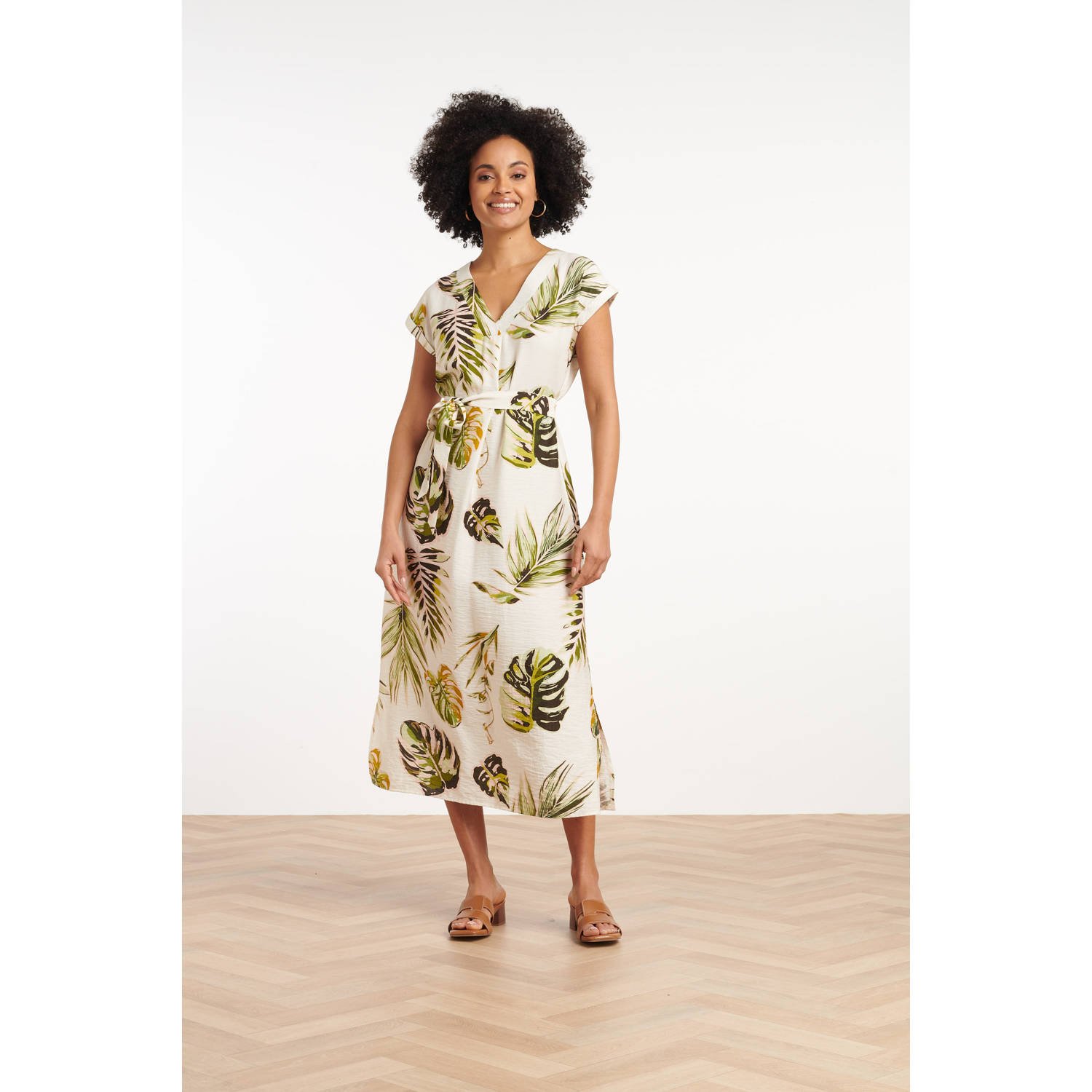 Smashed Lemon zomerjurk ecru