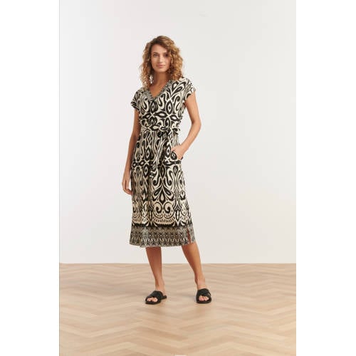 Smashed Lemon zomerjurk zwart afbeelding