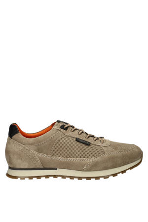   suède sneakers bruin