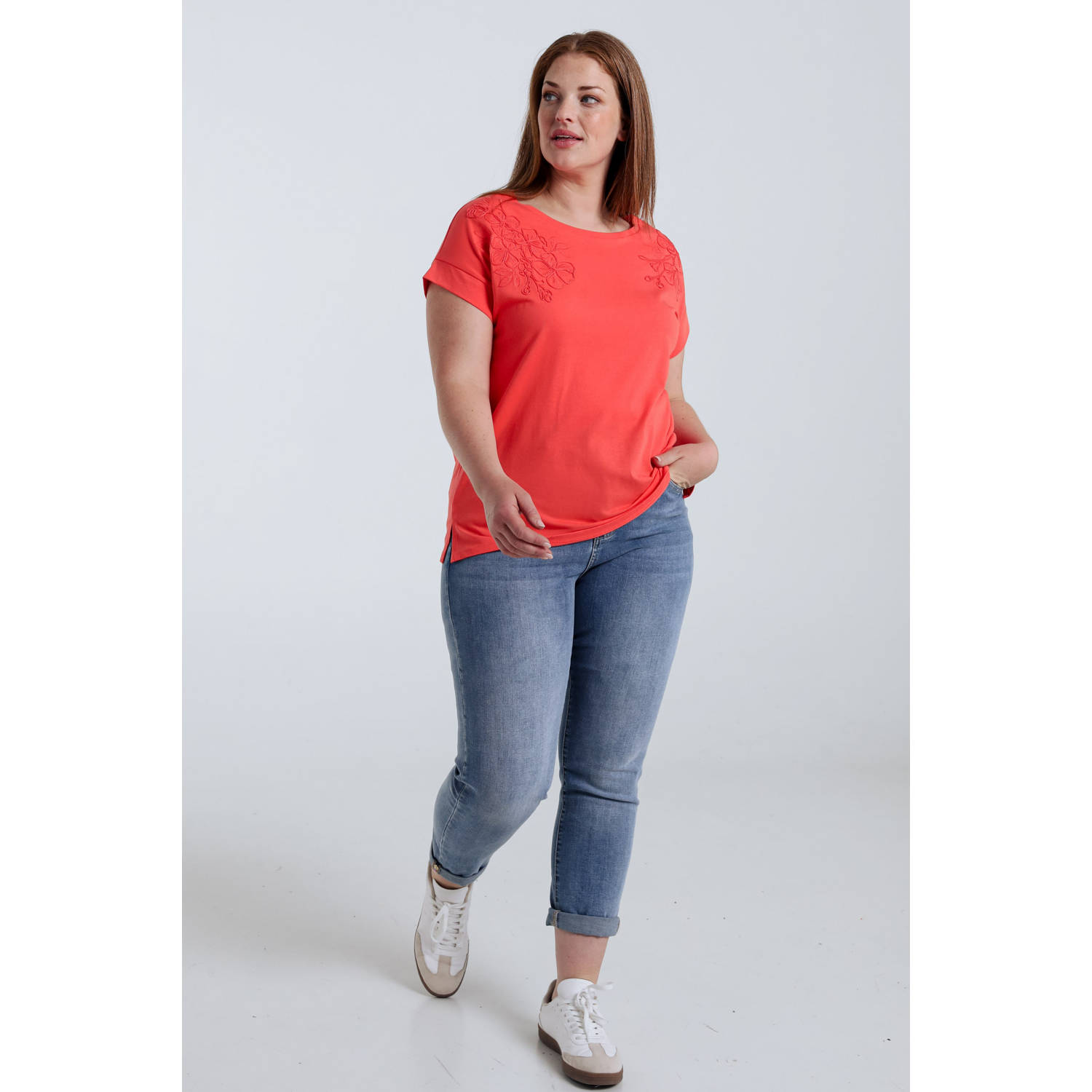 Paprika T-shirt oranje