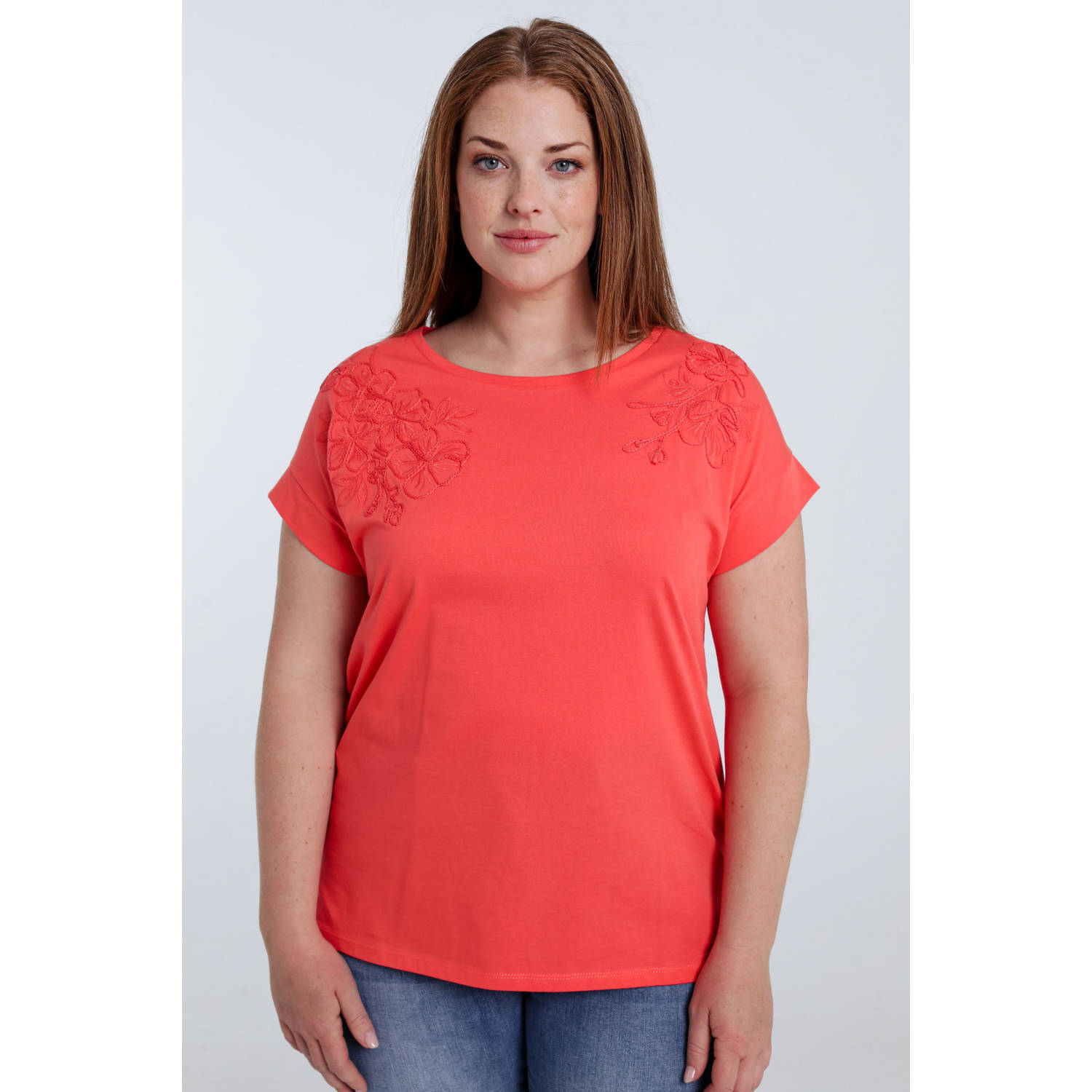 Paprika T-shirt oranje