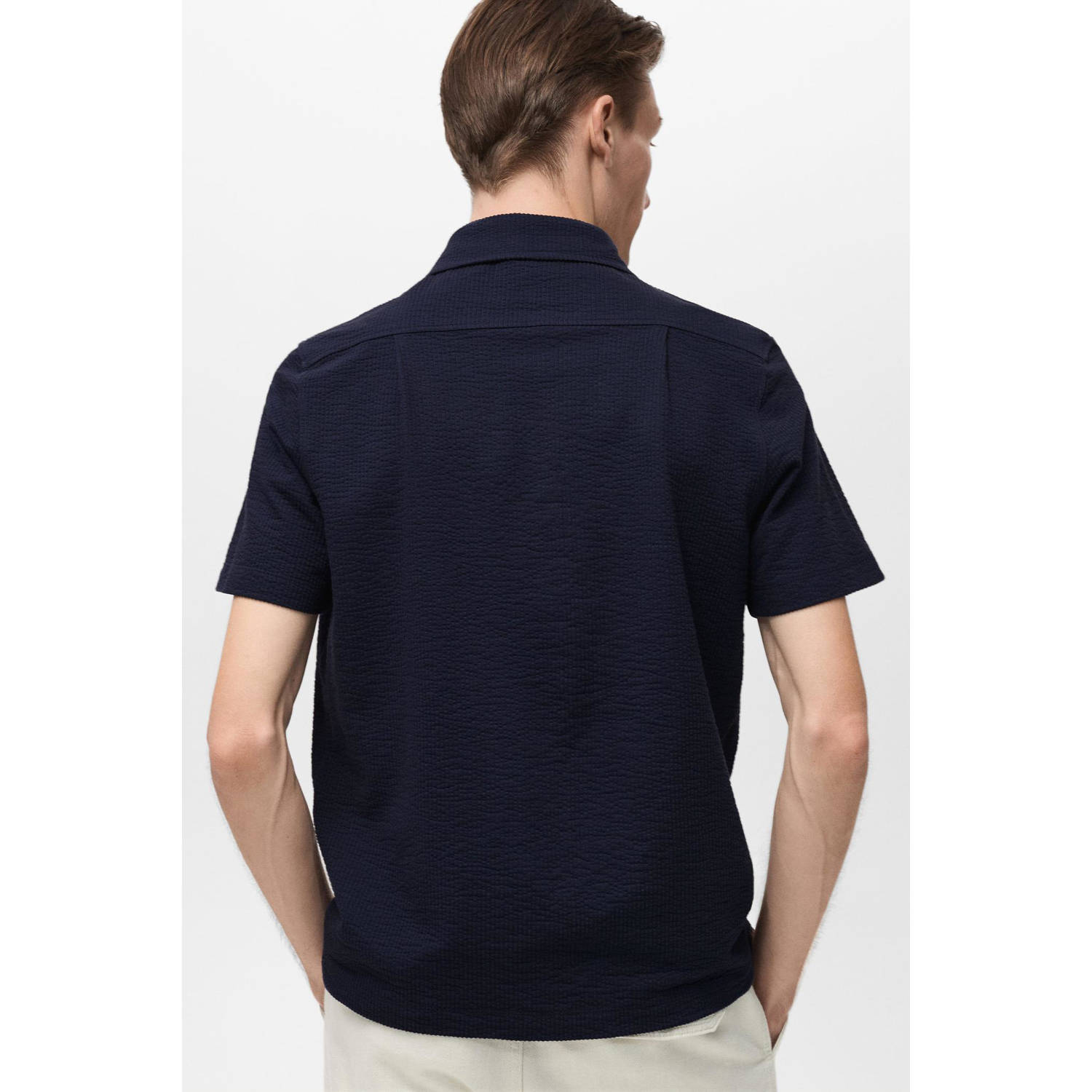 Mango Man regular polo marine