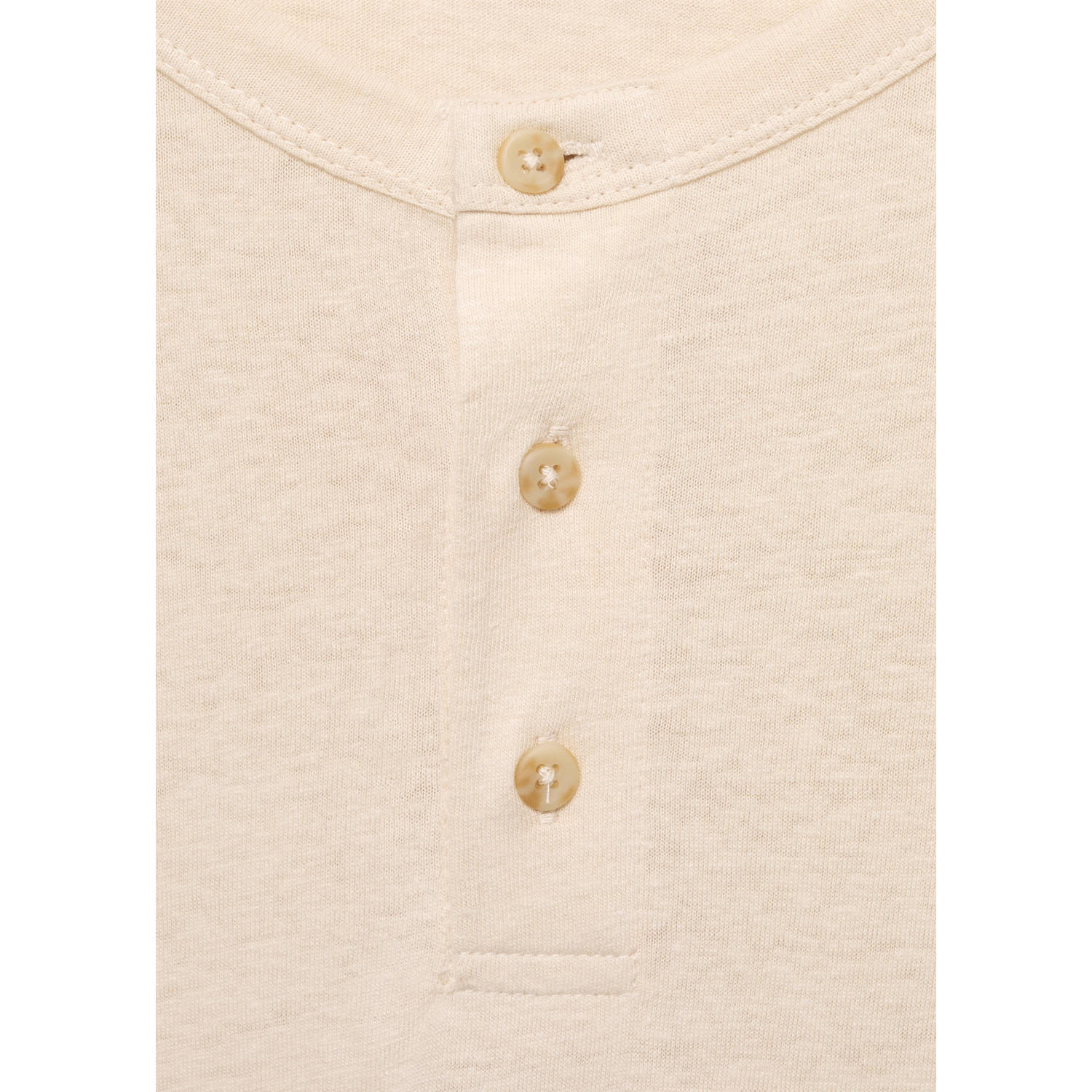 Mango Man linnen T-shirt ecru