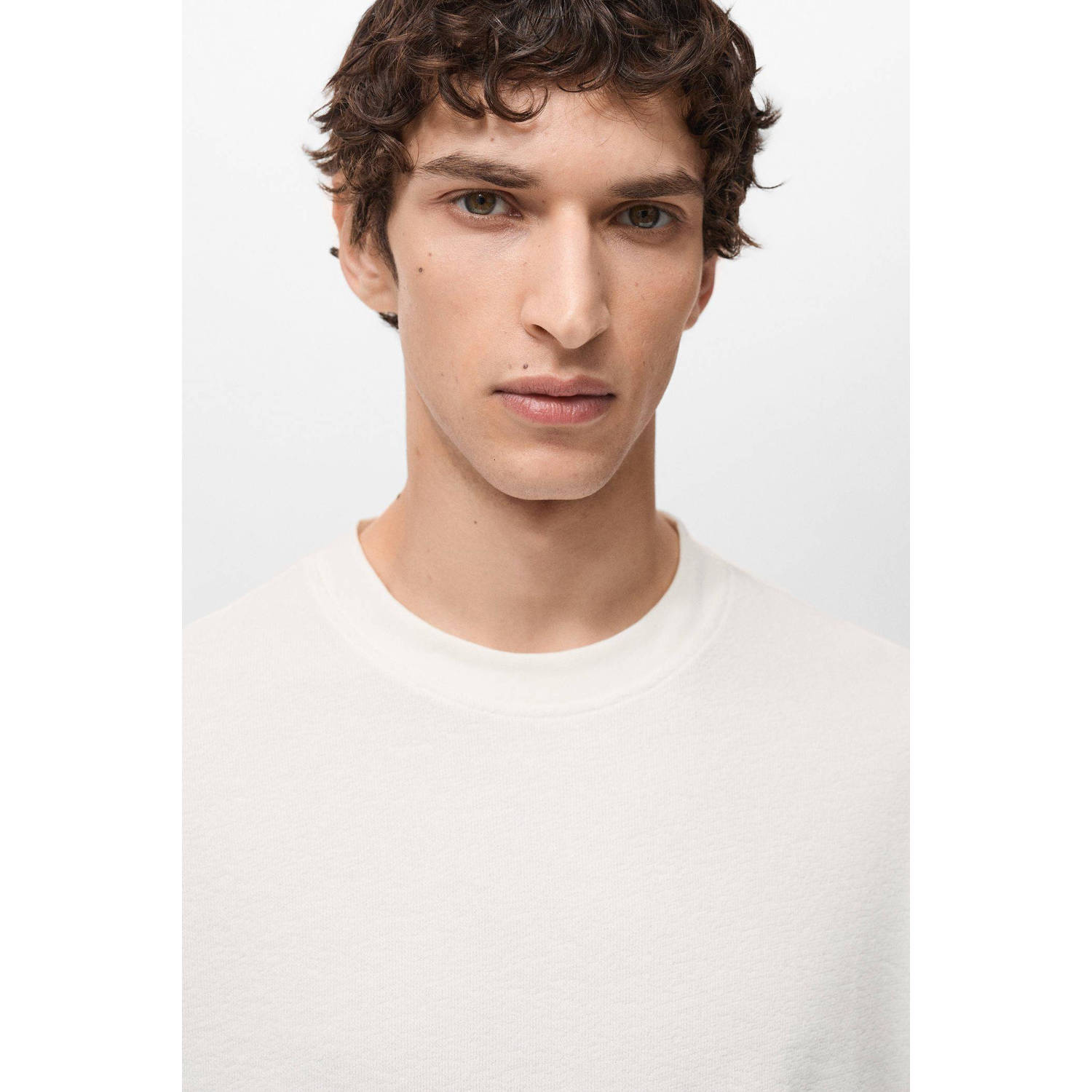 Mango Man T-shirt ecru