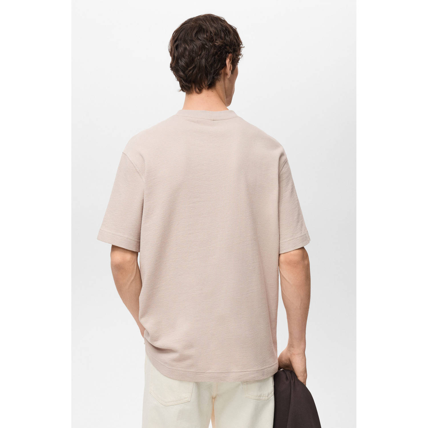 Mango Man T-shirt beige