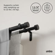 thumbnail: UMBRA gordijnroede Cappa (91,5/167,5 cm)