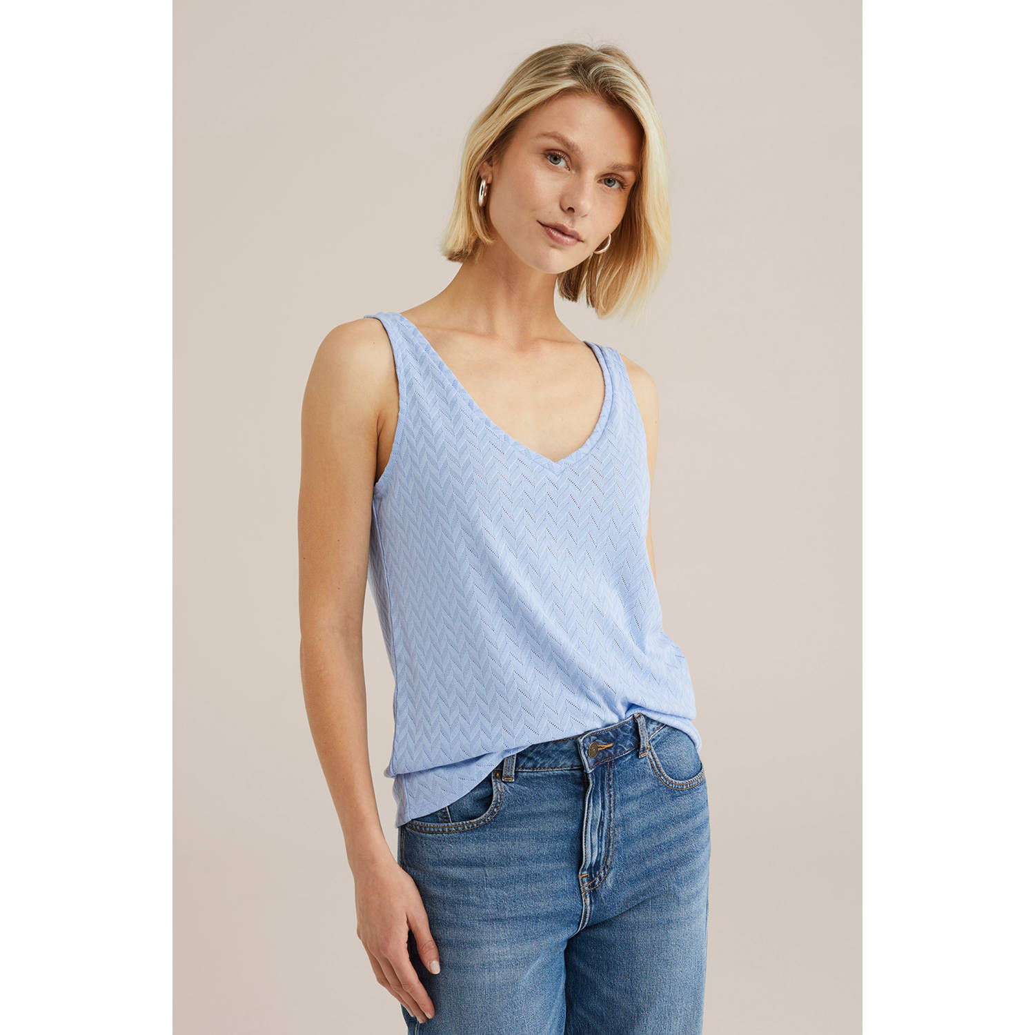 WE Fashion top fijn gebreid