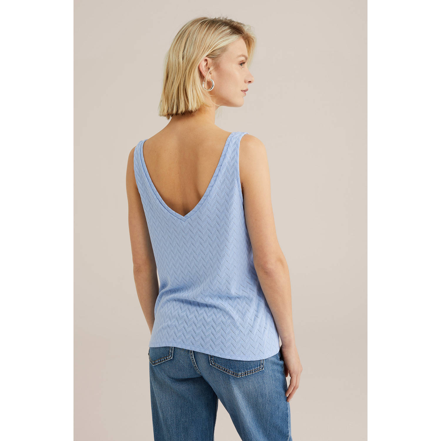 WE Fashion top fijn gebreid