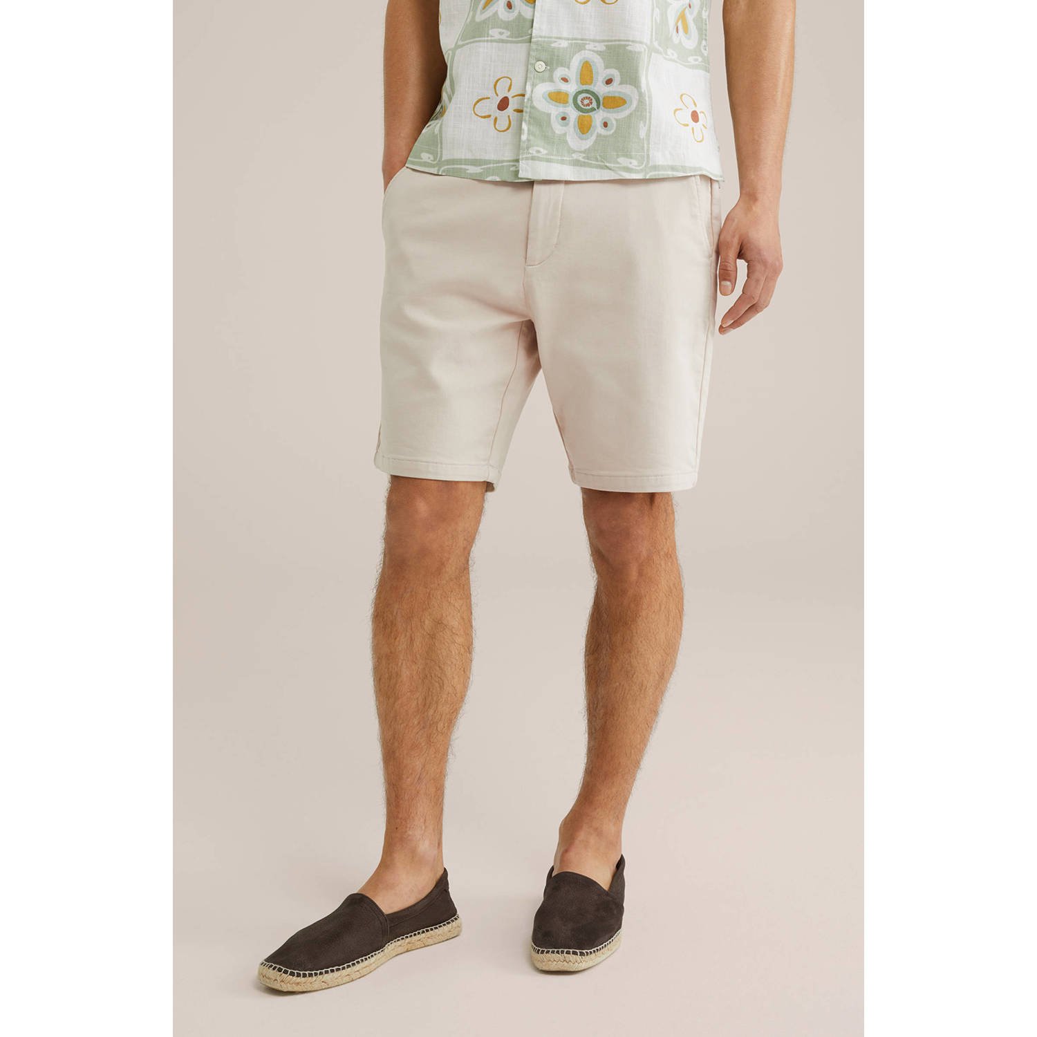 WE Fashion regular chino short moonbeam