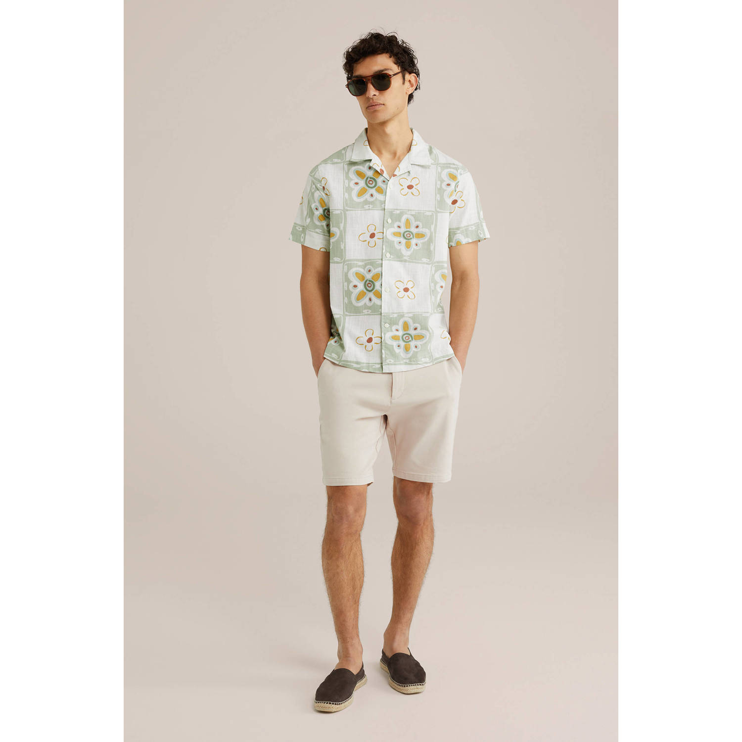 WE Fashion regular chino short moonbeam
