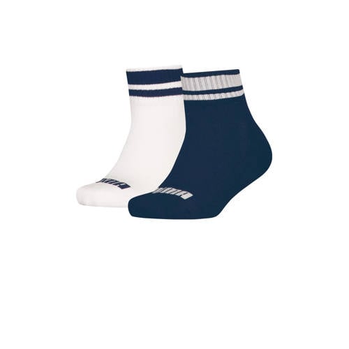 Puma sportsokken - set van 2 donkerblauw / wit afbeelding