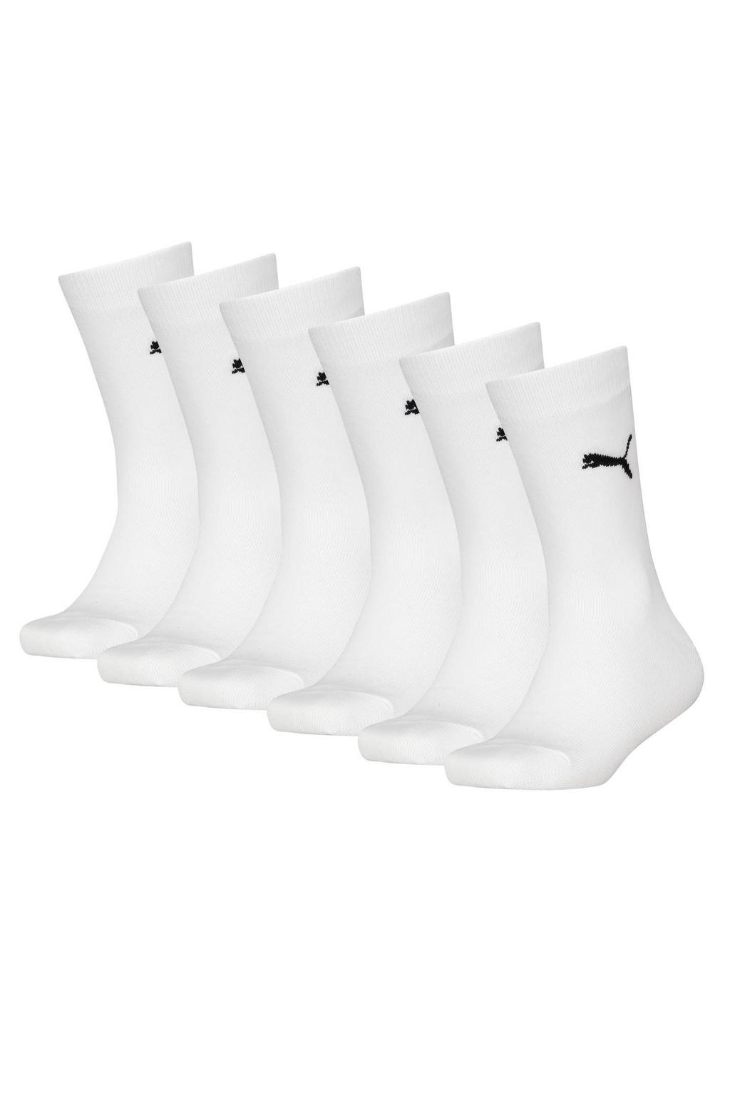 Puma sokken - wit (set van 6)