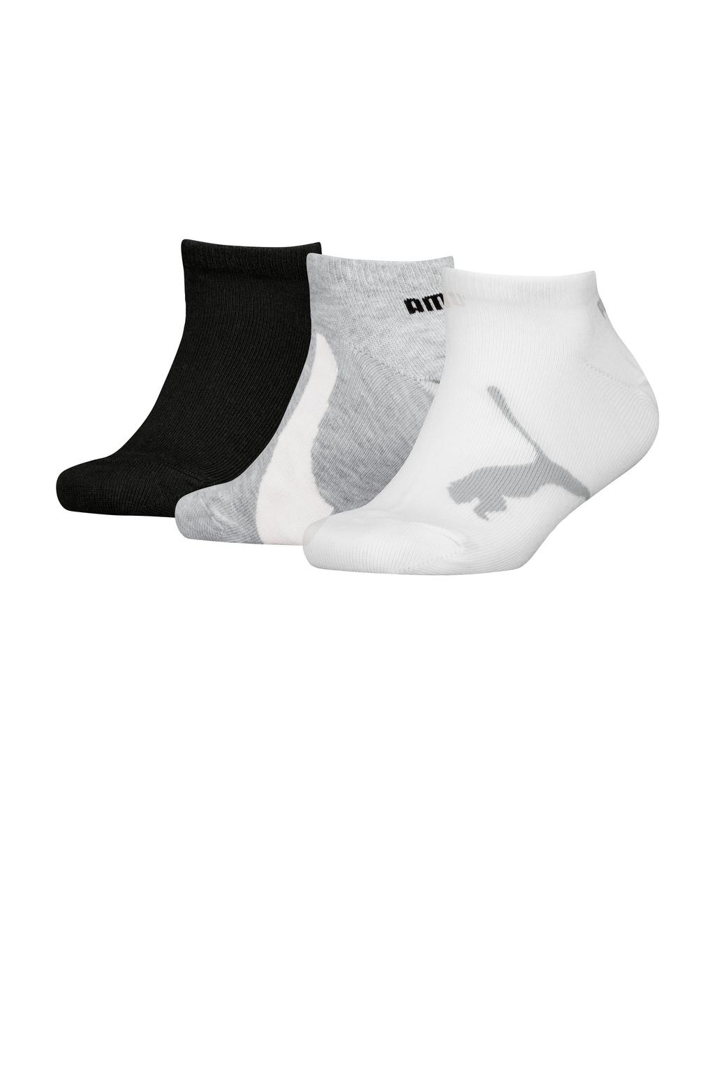 Puma sokken - wit / grijs / zwart (set van 3)