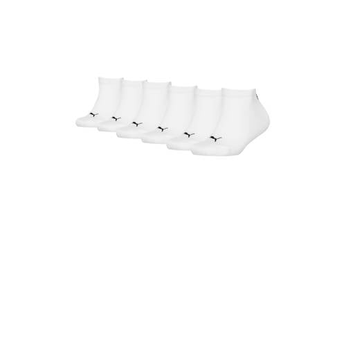 Puma sneakersokken - set van 6 wit afbeelding