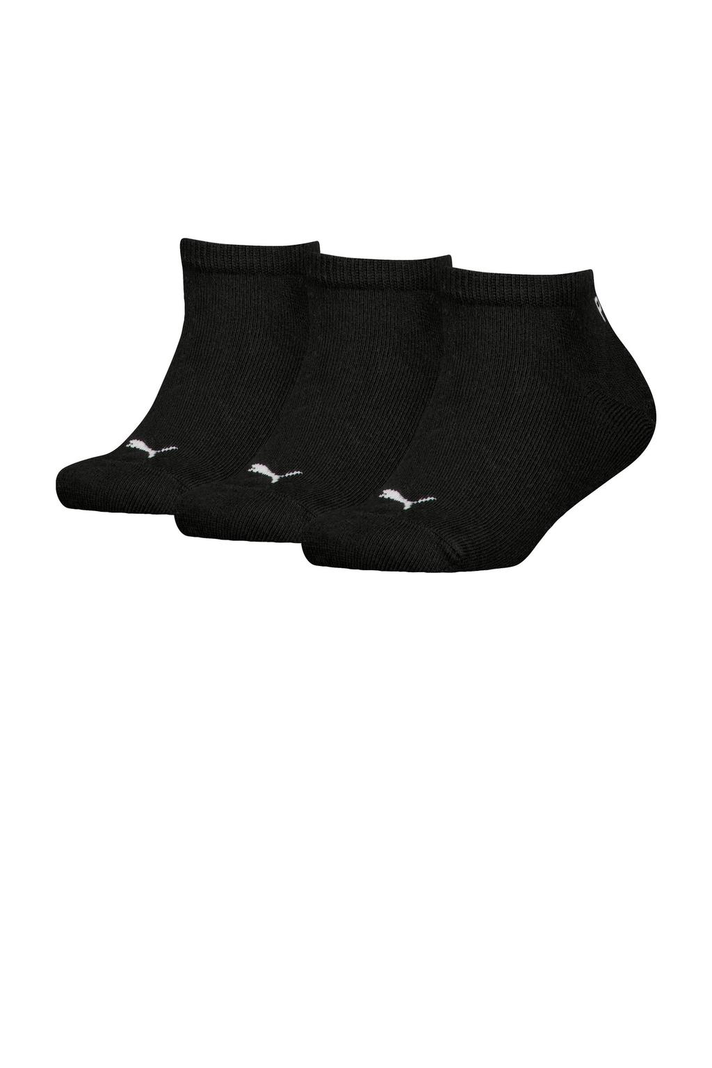 Puma sneakersokken - zwart (set van 3)