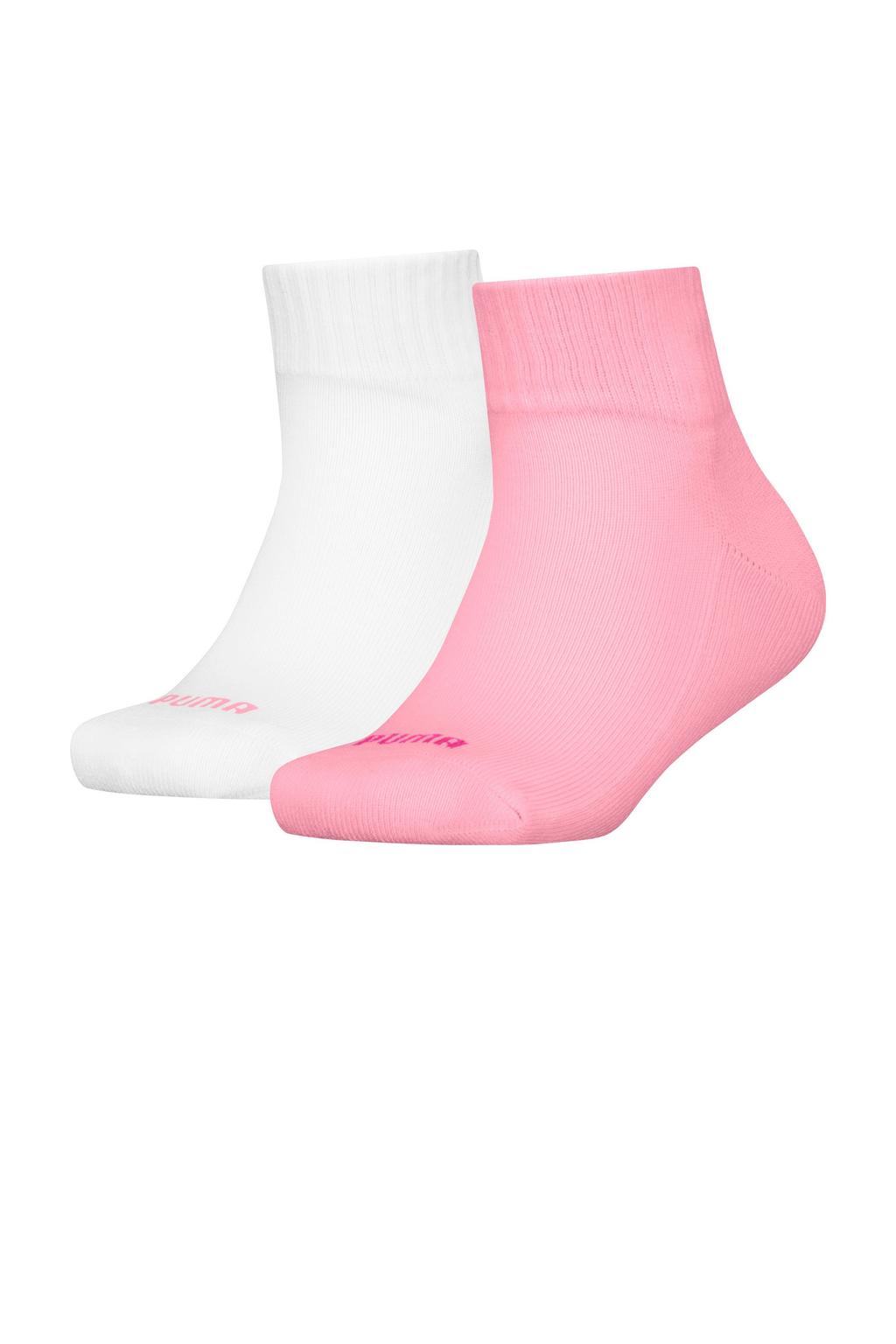Puma sokken - roze / wit (set van 2)