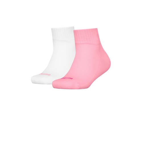 Puma sokken - set van 2 roze / wit afbeelding