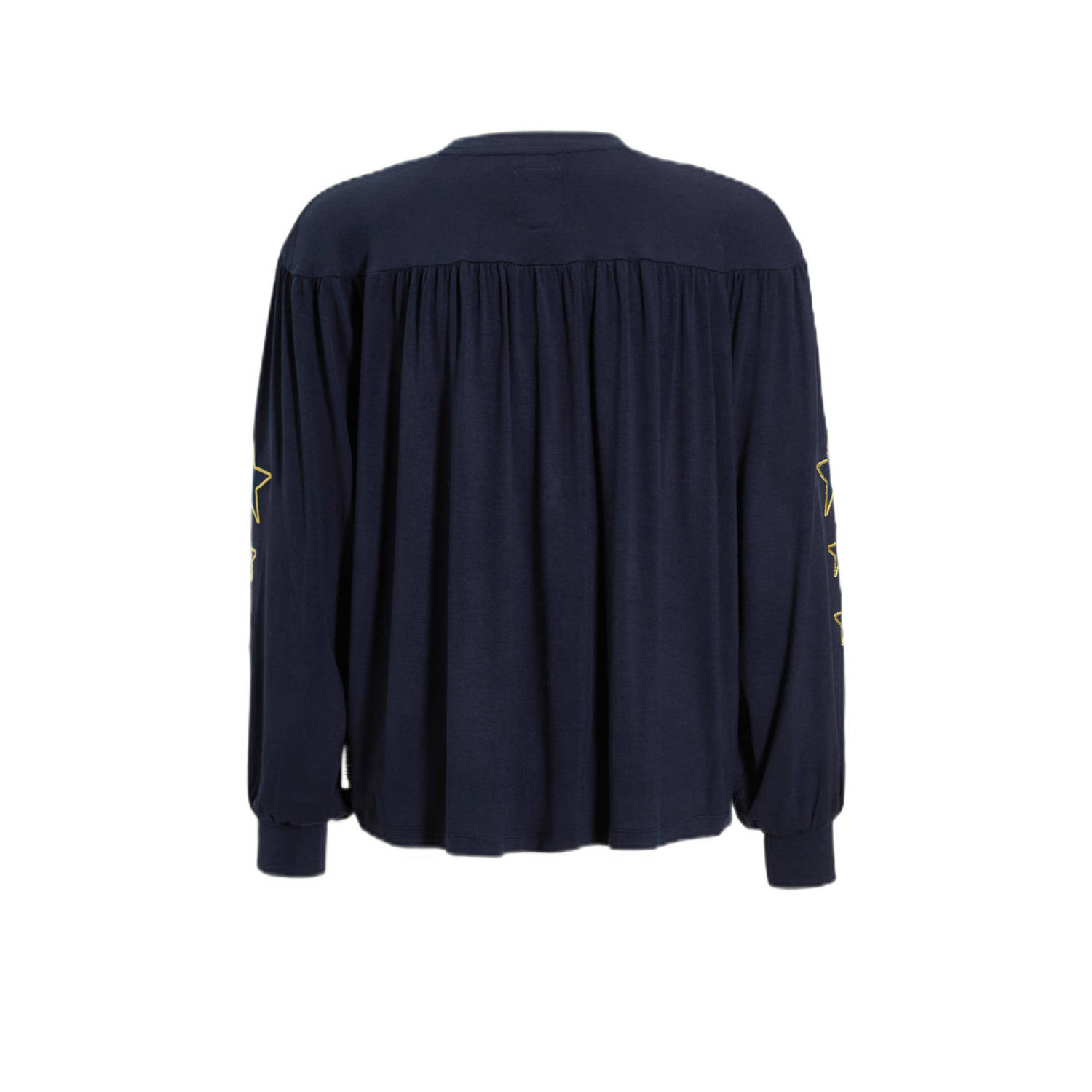 Me & My Monkey top met sterren donkerblauw