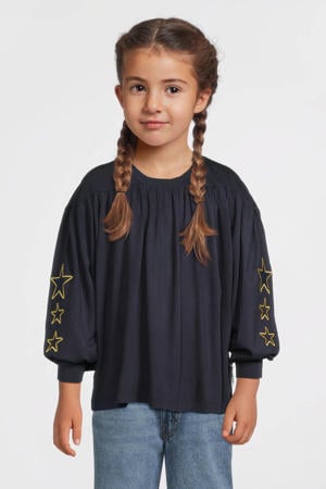 top met sterren donkerblauw