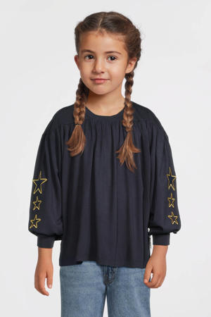 top met sterren donkerblauw
