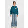 Me & My Monkey hoodie Ava met printopdruk groen