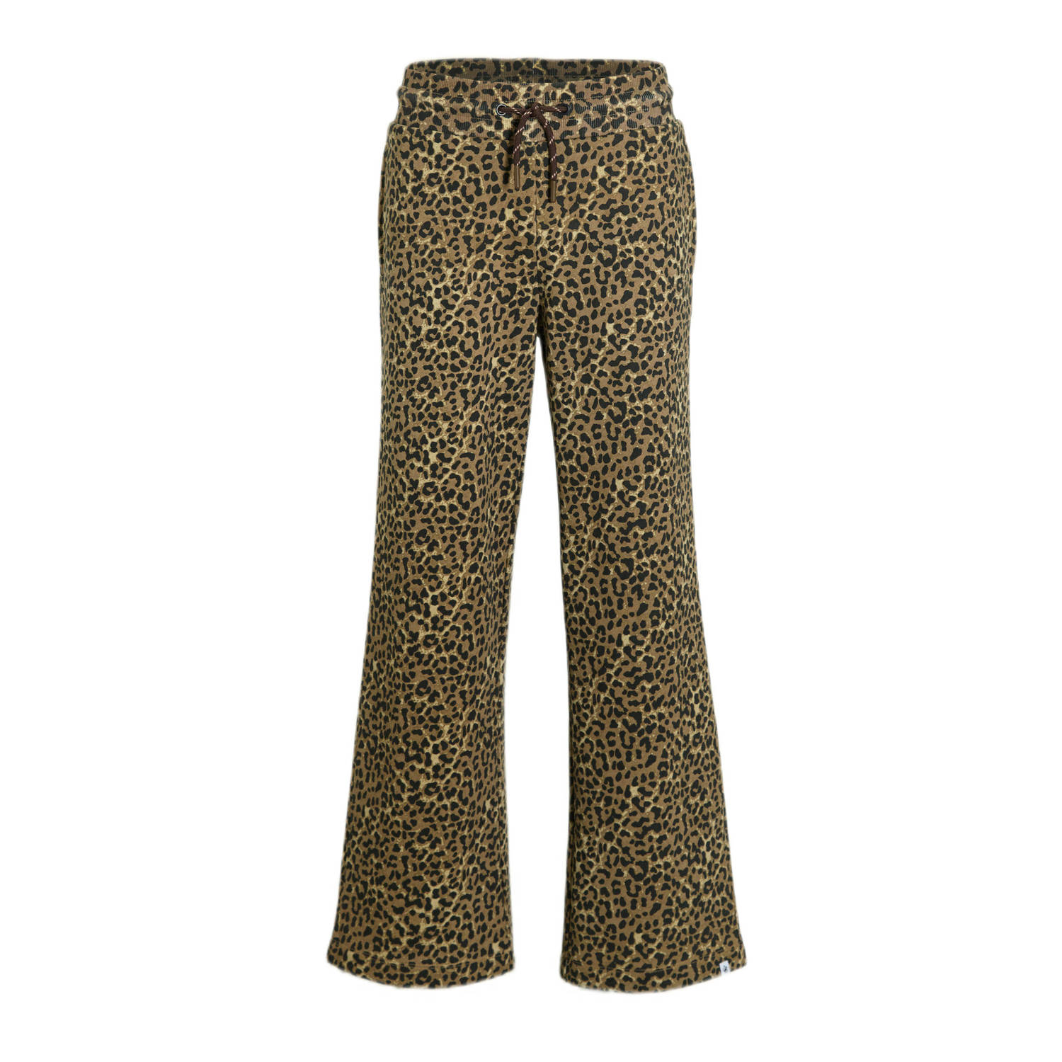Me & My Monkey flared broek panterprint