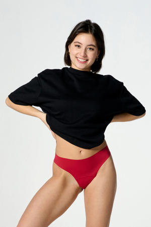 seamless menstruatiestring light rood