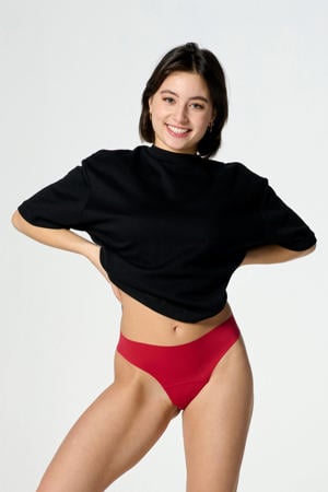 seamless menstruatiestring light rood