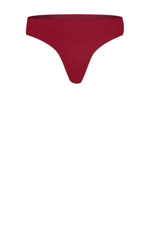 licht absorberende seamless menstruatiestring rood