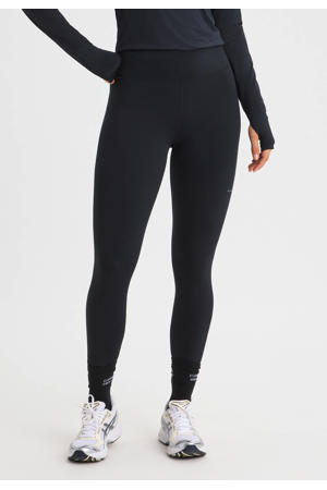 fleece sportlegging zwart