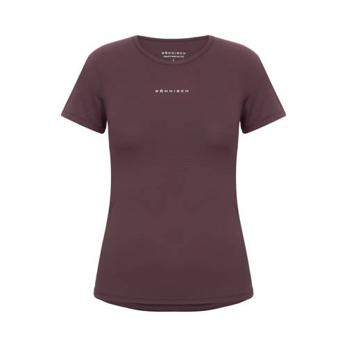 Rohnisch sportshirt donkerrood afbeelding