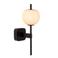 Lucide ELDA - Wandlamp Badkamer - 1xG9 - IP44 - Zwart
