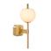 Lucide ELDA - Wandlamp Badkamer - 1xG9 - IP44 - Mat Goud / M