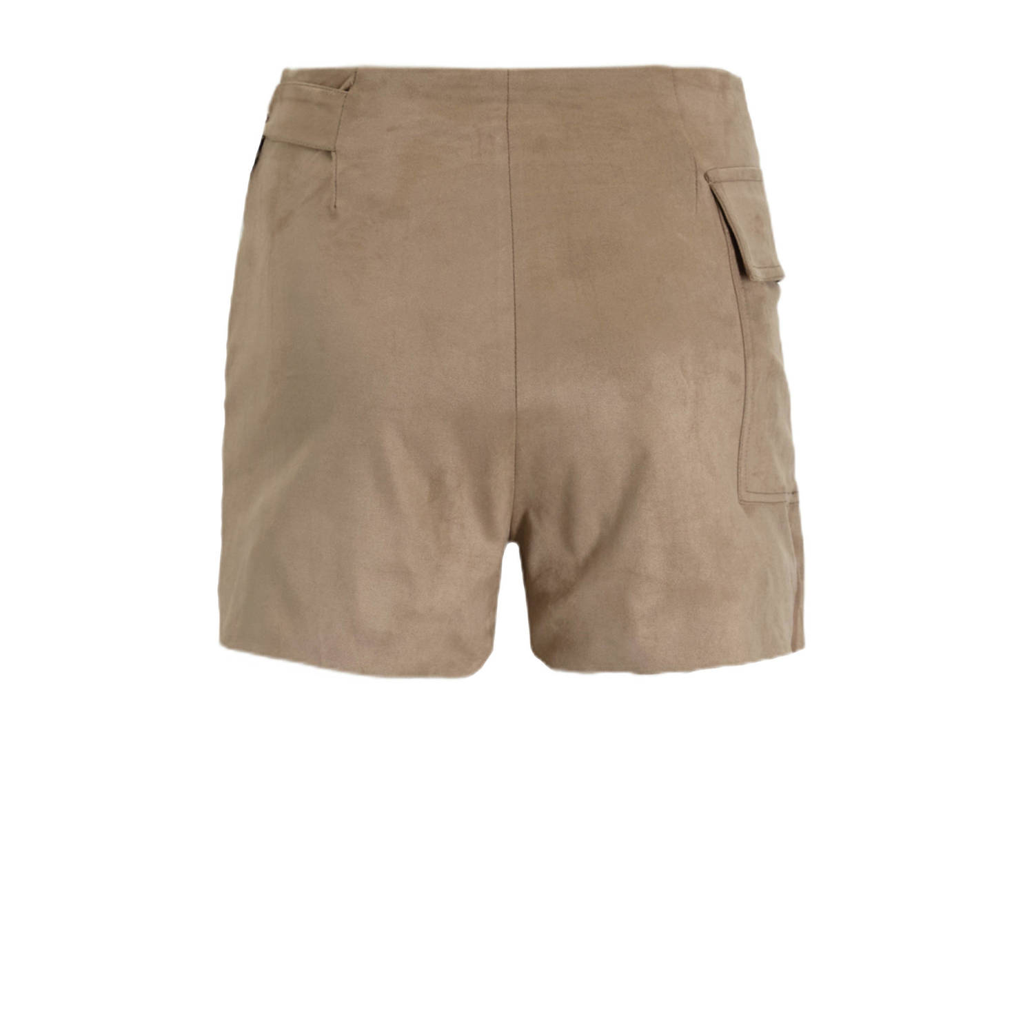anytime suedine skort beige