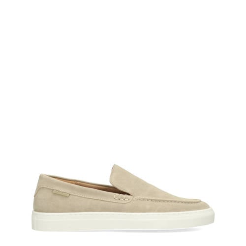 PS Poelman Mick suède loafers beige afbeelding