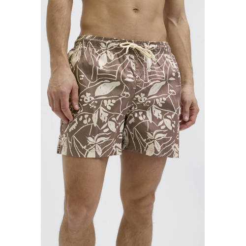 JACK & JONES PANTS STUDIO zwemshort JPSTMAUI lichtbruin afbeelding