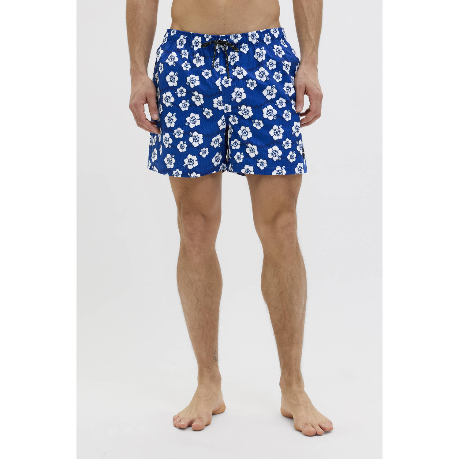 JACK & JONES PANTS STUDIO zwemshort JPSTMAUI blauw wit