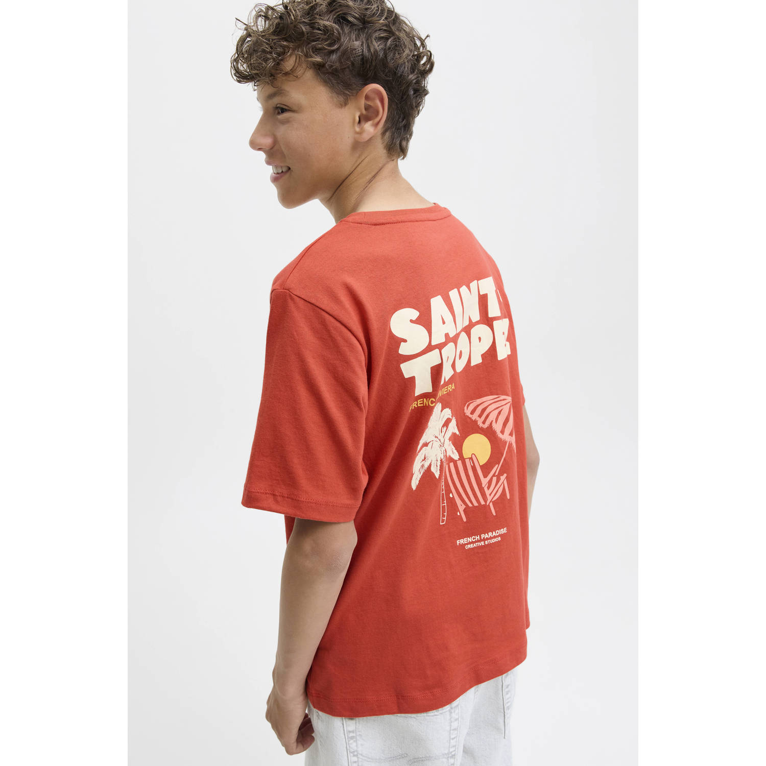 JACK & JONES JUNIOR T-shirt rood