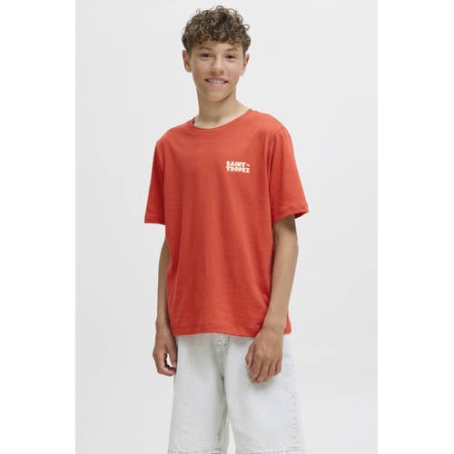 JACK & JONES JUNIOR T-shirt rood afbeelding