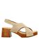 Sacha suède sandalettes beige