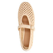 thumbnail: Manfield raffia ballerina's ecru