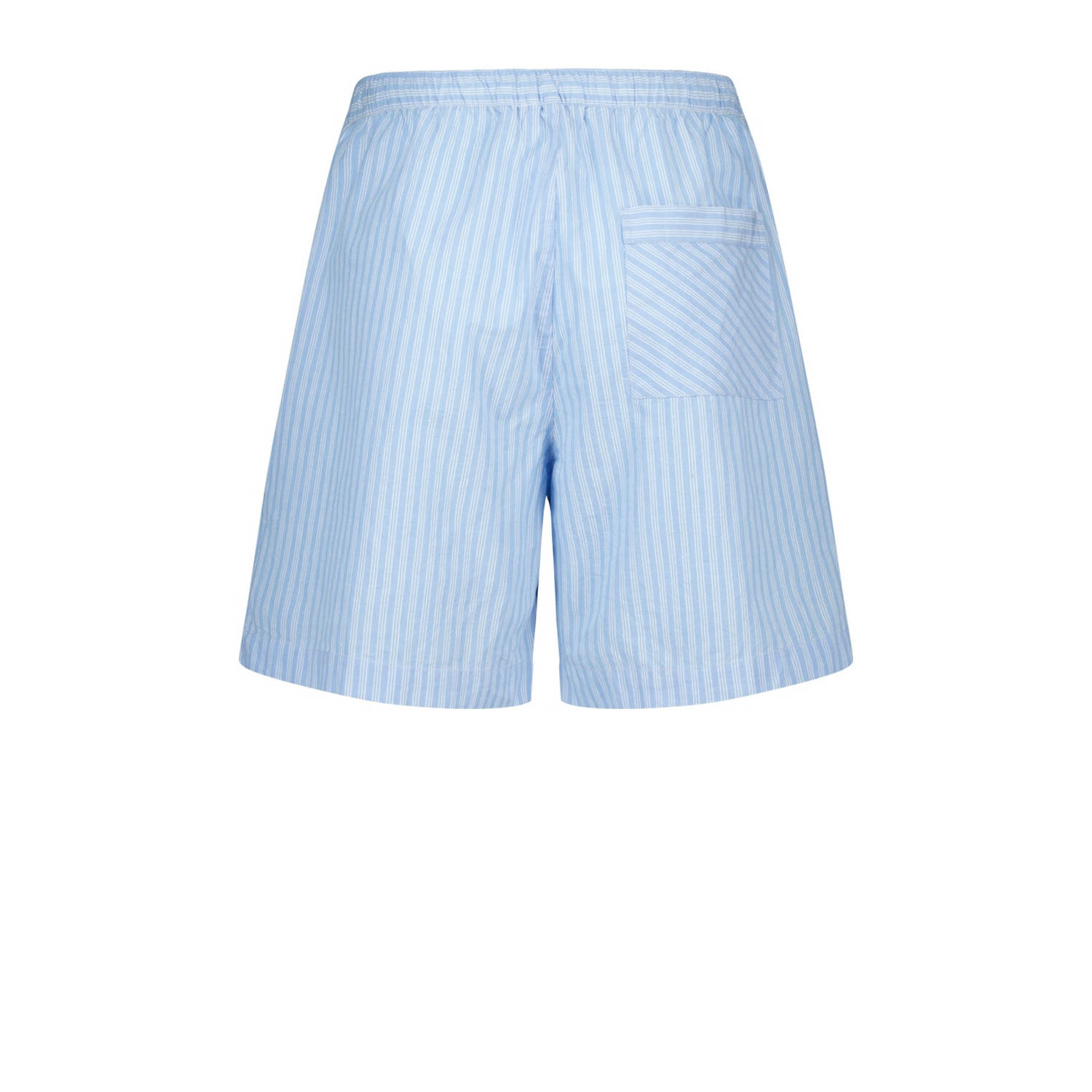 America Today pyjamashort Lennon lichtblauw wit