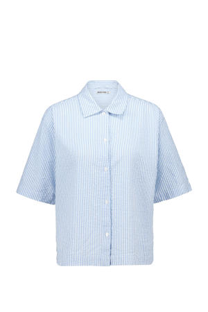 blouse Layne blauw/wit