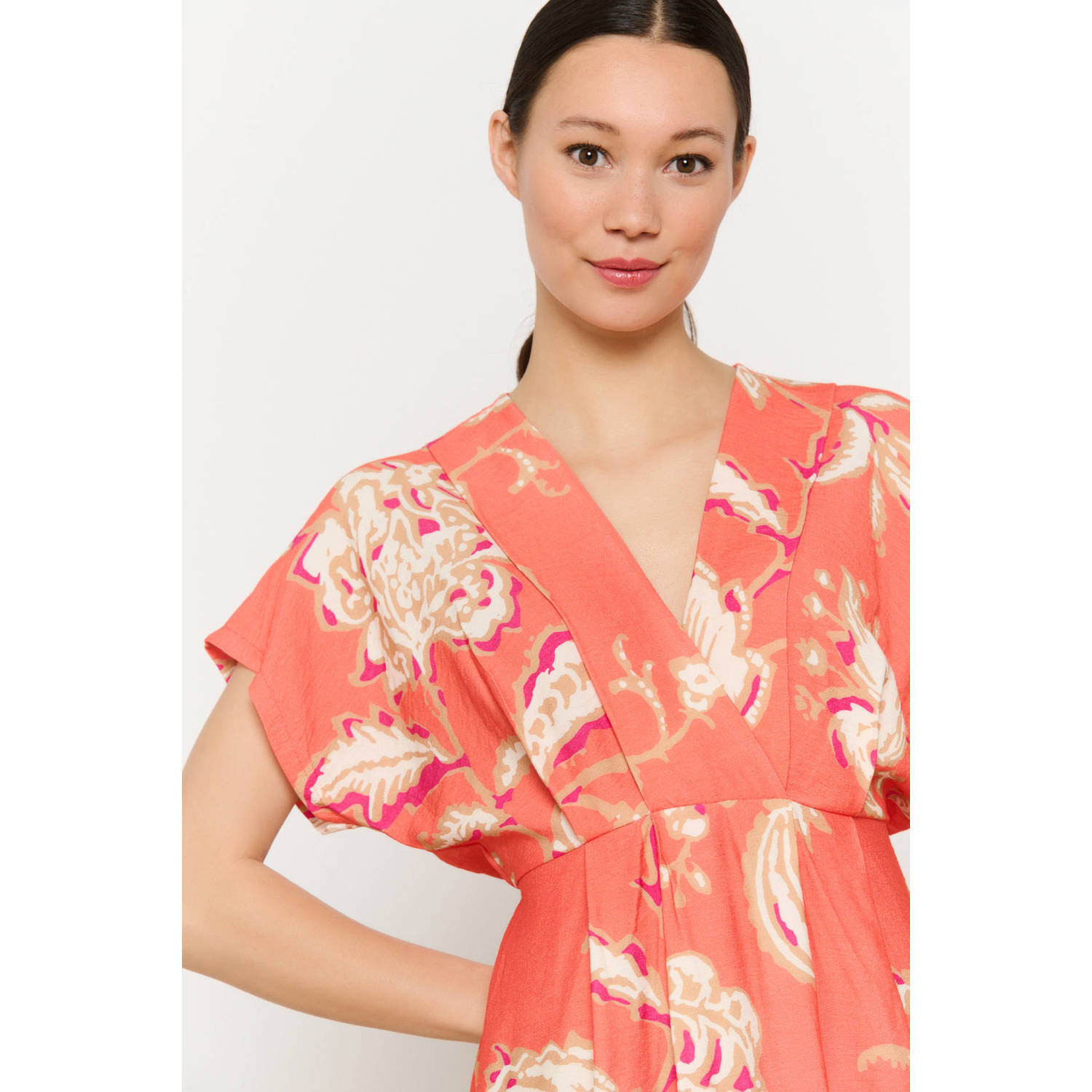 LOLALIZA zomerjurk oranje