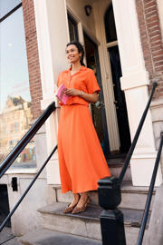 thumbnail: Romy Monteiro x LOLALIZA x Wehkamp blouse oranje